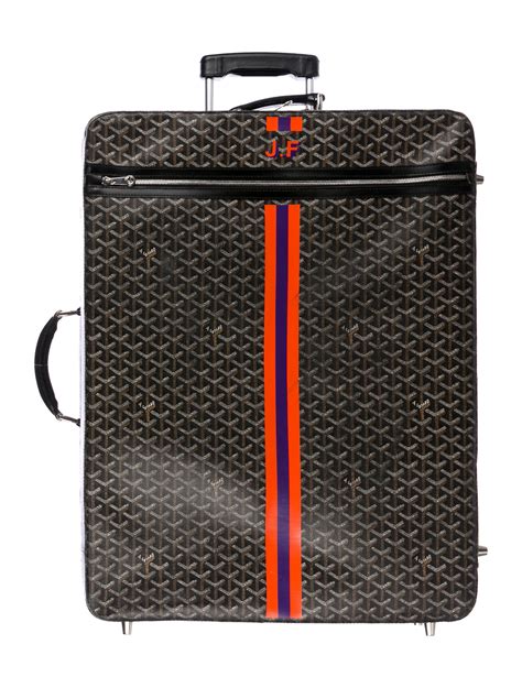 goyard luggage trolley